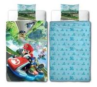 Lyo Parure de lit Mario Bros Mario II Microfibre housse 140 x 200 cm + taie 63 x 63 cm