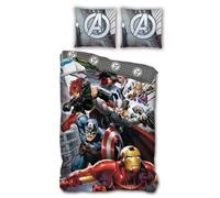 Parure de lit - Marvel - Avengers - Housse de couette réversible - 140x200cm - Multicolore