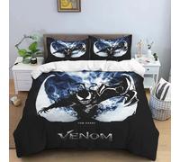 Parure De Lit Marvel Hero Venom Imprimee En 3d, Housse De Couette Et Taie D'oreiller, 2/3 Pieces, Pour Lit Simple, Double, Queen Size Et King Size