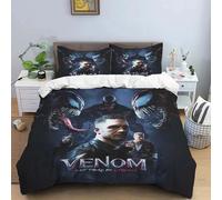 Parure De Lit Marvel Hero Venom Imprimee En 3d, Housse De Couette Et Taie D'oreiller, 2/3 Pieces, Pour Lit Simple, Double, Queen Size Et King Size