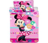 Parure de lit - Mickey & Friends - 140 x 200 cm - Housse de couette et taie d'oreiller - Rose - Enfant