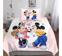 Parure De Lit Mickey Mouse Et Donald Duck, Housse De Couette Imprimée En 3d, En Microfibre Douce, Avec Fermeture Éclair Et Taies D'oreiller, Pour Garçons Et Filles, 3 Pieces, Simpl