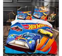 Parure De Lit Mignonne Avec Motif Hot Wheels, Ensemble De Literie Exquis, Housse De Couette, Ensemble De Literie, Cadeau D'anniversaire De Luxe
