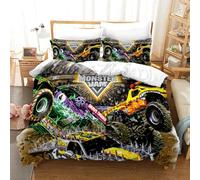 Parure De Lit Monster Jam Pour Lit Simple, Double, Double, Queen Et King Size. Parure De Lit Monster Jam F1 Pour Chambre D'adolescent, Housse De Couette, Anime