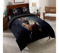 Parure De Lit Mortal Kombat Eu-Vv, Housse De Couette Bohème Pour 1/2 Personne Avec Taie D'oreiller Zippée, Parure De Lit Harley Quinn, Mk
