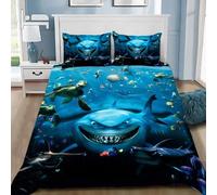 Parure De Lit Motif Dessin Anime, Housse De Couette Et Taie D'oreiller, Motif Nemo, Pour Chambre D'enfant, Garcon Ou Fille, Decoration Pour Chambre Simple, Double Ou Grande Taille