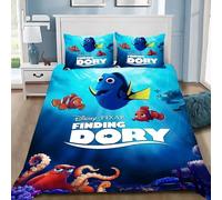 Parure De Lit Motif Dessin Anime, Housse De Couette Et Taie D'oreiller, Motif Nemo, Pour Chambre D'enfant, Garcon Ou Fille, Decoration Pour Chambre Simple, Double Ou Grande Taille
