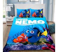 Parure De Lit Motif Dessin Anime, Housse De Couette Et Taie D'oreiller, Motif Nemo, Pour Chambre D'enfant, Garcon Ou Fille, Decoration Pour Chambre Simple, Double Ou Grande Taille