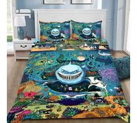 Parure De Lit Motif Dessin Anime, Housse De Couette Et Taie D'oreiller, Motif Nemo, Pour Chambre D'enfant, Garcon Ou Fille, Decoration Pour Chambre Simple, Double Ou Grande Taille