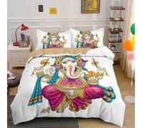 Parure De Lit Motif Éléphant Indien, Seigneur Ganesh, Style Bohème, Mandala, Housse De Couette, King Size, Pour Garcon S Et Filles, Decoration De Chambre