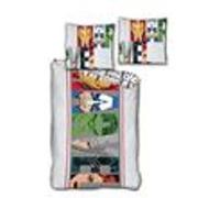 Aymax! Parure de lit enfant Avengers Marvel Microfibre Gris Lavable en machine