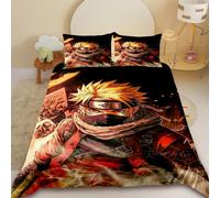 Parure De Lit Naruto Pour Enfants, Housse De Couette Uchiha Sasuke Uzumaki, Parure De Lit King Size, Queen Size, Pour Filles, Adolescents Et Garçons, Decoration De Chambre