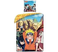 Parure de lit - NARUTO - Réversible - 140x200cm - 2 pièces - Enfant
