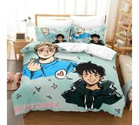 Parure De Lit Nick Charlie Maple Leaves Heartstopper Avec Housse De Couette Et Taie D'oreiller Pour Chambre D'adolescent