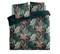 Parure de lit Nikau 240x220 Vert Foncé Atmosphera