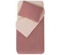 Mon PTIT Dodo - Parure DE Couette 100X140cm + TAIE 40X60 cm Nude/Old Pink