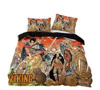 Parure De Lit One Piece Monkey D. Luffy Avec Housse De Couette Et Taie D'oreiller, Impression 3d, Cadeau Idéal Pour Enfants, Garcon S Et Adolescents