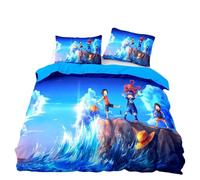 Parure De Lit One Piece Monkey Ruffy Avec Housse De Couette Et Taie D'oreiller, Impression 3d, Cadeau Pour Enfants, Garcon S Et Adolescents, Decoration De Chambre