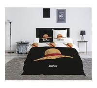 Aymax Parure de lit One Piece – Housse de couette 240x220 cm + 2 taies 65x65 cm – Polycoton