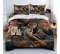 Parure De Lit Pedro, Housse De Couette Et Taie D'oreiller, Motif Jeu D'horreur The Last Of Us