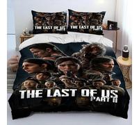 Parure De Lit Pedro, Housse De Couette Et Taie D'oreiller, Motif Jeu D'horreur The Last Of Us