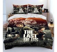 Parure De Lit Pedro, Housse De Couette Et Taie D'oreiller, Motif Jeu D'horreur The Last Of Us