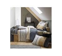 Parure de lit percale Marlow Acier 240x220 cm - Tradilinge