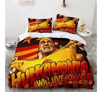 Parure De Lit Personnalisable Avec Housse De Couette Et Taie D'oreiller, Motif Jeu De Catch Wwe Eaw, Impression 3d