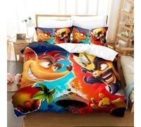 Parure De Lit Personnalisable Fall Guys, Housse De Couette Et Taie D'oreiller, Motif Ultimate Knockout, Pour Chambre D'enfant Ou De Garcon