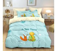 Parure De Lit Petit Prince Anime, Housse De Couette Petit Prince Pour Garcon S Et Filles, Housse De Couette Et Taie D'oreiller, Taille Double Et Queen Size