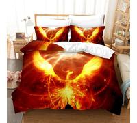 Parure De Lit Phénix Mythes Et Légendes, Housse De Couette Imprimée En 3d Avec Taies D'oreiller, Pour Lit Double Ou King Size