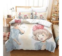 Parure De Lit Pi¿¿Ces Pour Kiki's Delivery Service Hayao Miyazaki Animated Films Impression D Housse De Couette En Microfibre Hypoallergique Av