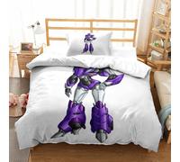 Parure De Lit Pi¿¿Ces Pour Transformers Autobot Robot Movie Impression D Housse De Couette En Microfibre Hypoallergique Avec Fermeture ¿¿Clair S