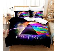 Parure De Lit Pink Floyd Avec Housse De Couette Et Couvre-Lit Confortable, Style Groupe De Rock Britannique, Queen Size Et King Size, Décoration De Chambre