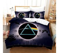 Parure De Lit Pink Floyd Avec Housse De Couette Et Couvre-Lit Confortable, Style Groupe De Rock Britannique, Queen Size Et King Size, Décoration De Chambre