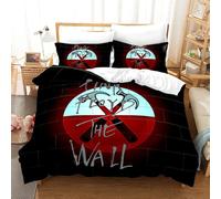 Parure De Lit Pink Floyd Avec Housse De Couette Et Couvre-Lit Confortable, Style Groupe De Rock Britannique, Queen Size Et King Size, Décoration De Chambre