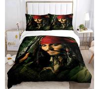 Parure De Lit Pirates Des Caraïbes, Housse De Couette, Decoration Océan, Marin, Capitaine Pirate, Aventure En Mer, Couvre-Lit Pour Enfants Et Garcon S