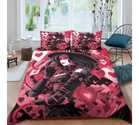 Parure De Lit Poker Pastel - Style Gothique - Couleurs Abstraites - Coups De Pinceau - Imprim¨¦ Chin¨¦ Et Vibrant - Parure De Lit D¨¦Corative Adc Avec Taies D'oreiller - King Size,
