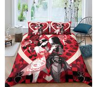 Parure De Lit Poker Pastel - Style Gothique - Couleurs Abstraites - Coups De Pinceau - Imprim¨¦ Chin¨¦ Et Vibrant - Parure De Lit D¨¦Corative Adc Avec Taies D'oreiller - King Size -