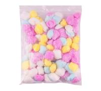 Parure de lit pour petits animaux | Nid de coton pour petit animal domestique, lot de 100 boules de coton pour hamster, chinchilla, literie chaude pour cage