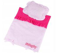 Parure de lit pour poupée - KINDERPLAY - KP3647 - Oreiller et couette - 20-40 cm - Finitions soignées