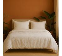 Parure de lit - PROMO LINGE - Alia - Gaze de coton - 260x240cm - Blanc