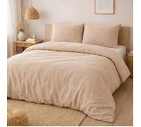 Parure de lit - PROMO LINGE - Alia - Gaze de coton - 260x240cm - Sable