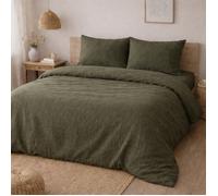 Parure de lit - PROMO LINGE - Gaze de coton - 240 x 220 cm - Vert