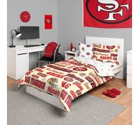 Parure de lit r tro NFL FOCO San Francisco 49ers, ensemble de literie 5 pi ces pour lit complet