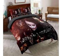 Parure De Lit Réversible 3 Pieces The Joker Joseph Kerr Eu-Vv, Housse De Couette King Size, Bordure Eric
