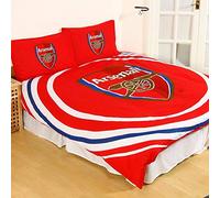 Parure de lit réversible officielle Arsenal FC Football pour lit double