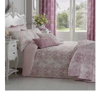 Parure de lit - Rose - Toile de Jouy - 135 x 200 cm - Coton - Douceur et résistance