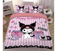 Parure De Lit Sanrio Kuromi, Housse De Couette Mignonne, Dessin Anime, Pour Literie, Cadeau Pour Enfants, Decoration, Kawaii, My Melody Kuromi
