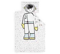 Parure de lit - Sleepwise Kids-Edition - 135 x 200 cm 50 x 75 cm - Microfibre - Housse de couette + Taie d'oreiller - Astronaute